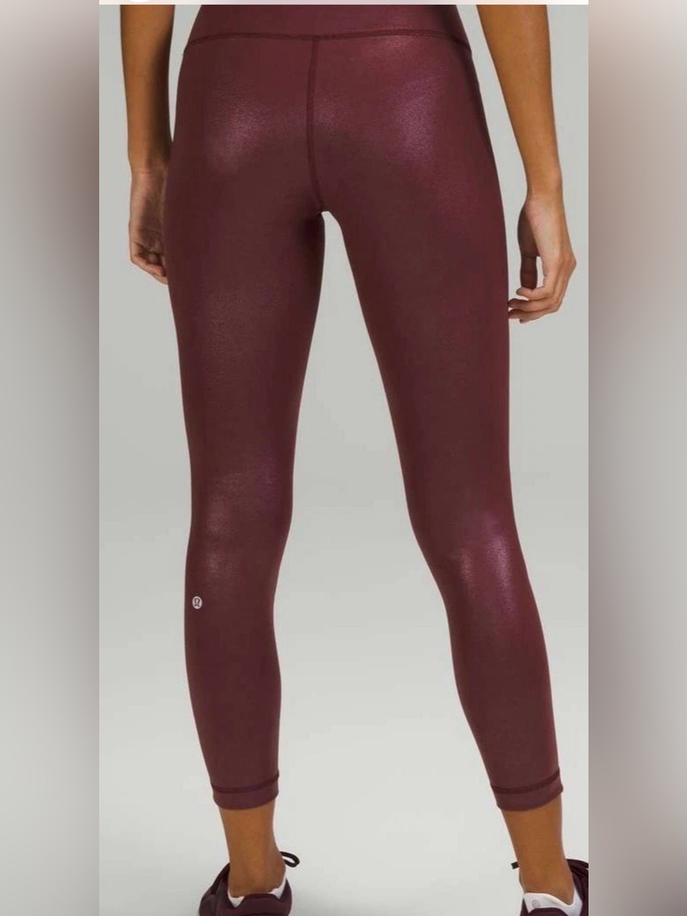Lululemon Wunder Train High-Rise Leggings Women Size 6 25" Red Merlot - Picture 2 of 7